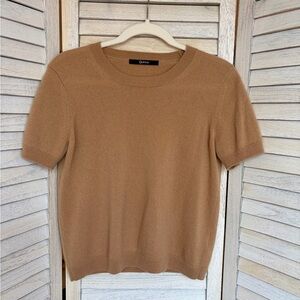 Quince Camel Cashmere Top